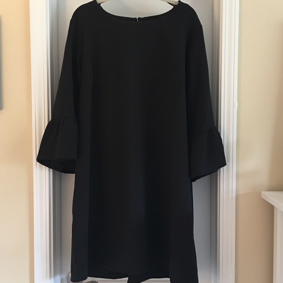 City Chic Plus Size 24 Black Dress - Picture 2 of 6